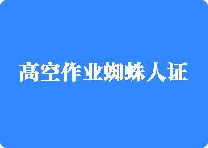 逼逼逼逼操骚逼高空作业蜘蛛人证